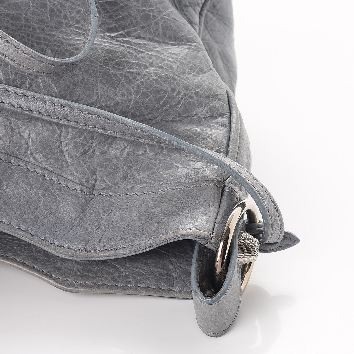 Agneau Giant 12 Silver Hardware Hip Velo Ardoise