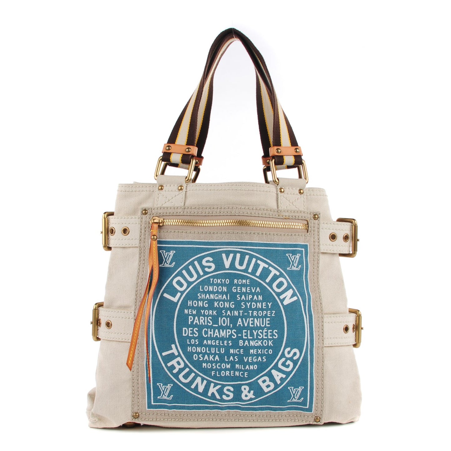 Toile Globe Shopper Cabas MM