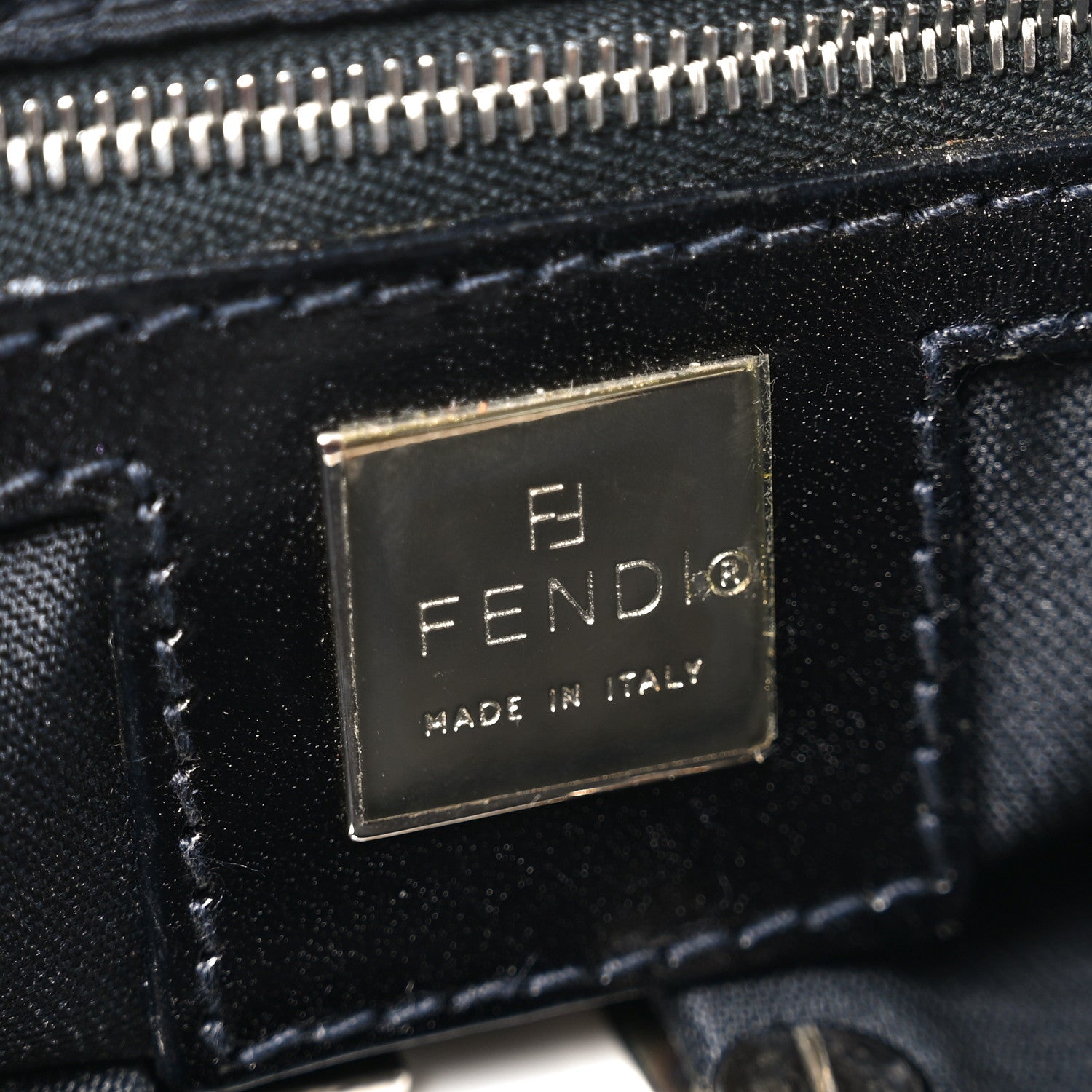 Fendi Zucca Tote Black 6 of 10