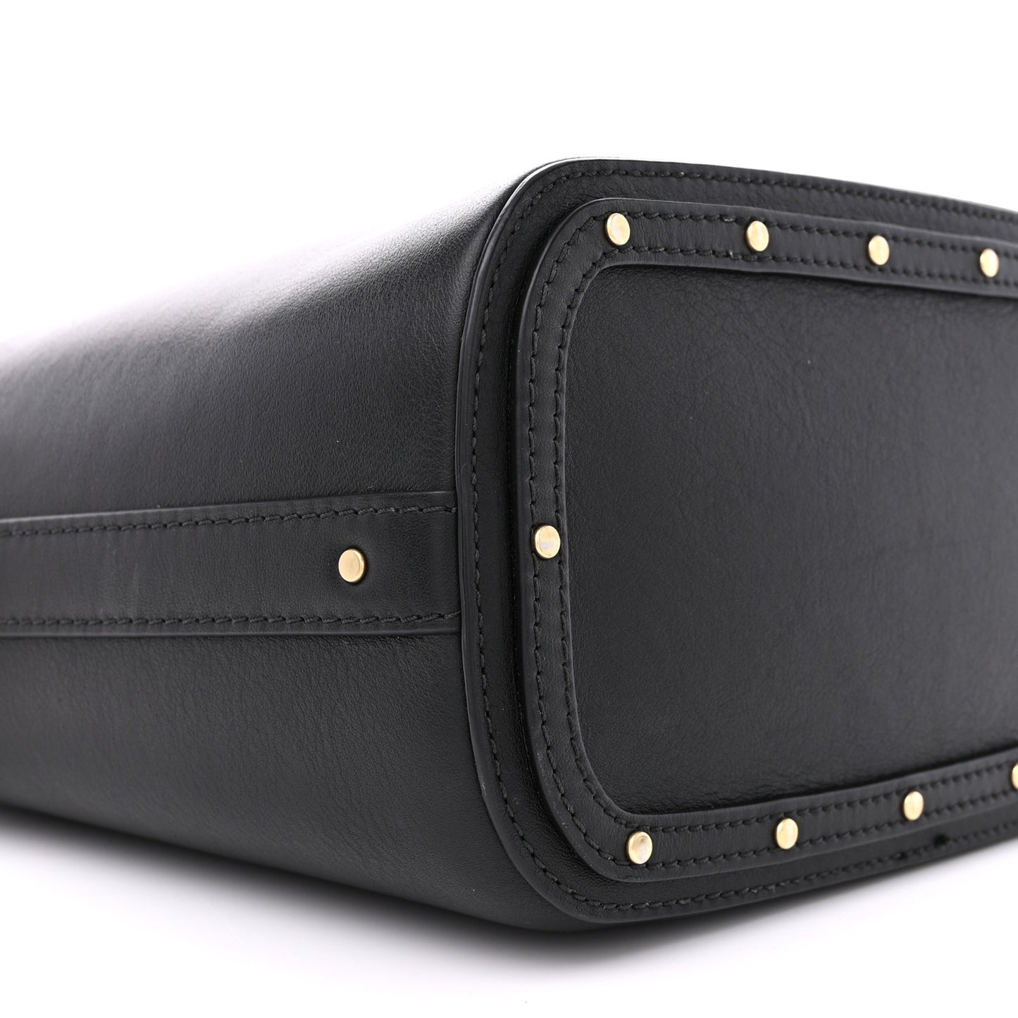 Smooth Calfskin Small Roy Bucket Bag Black