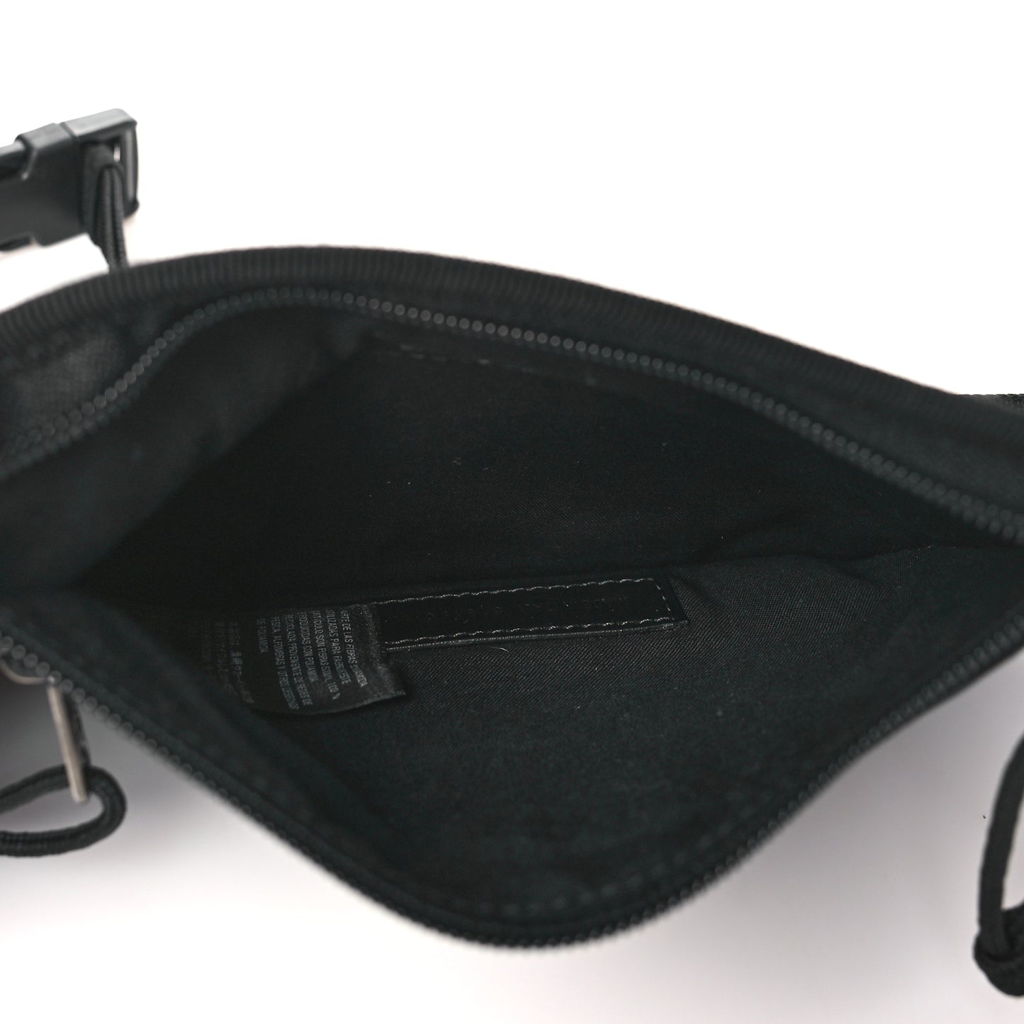 Sustainable Casual Nylon Weekend Belt Wallet Black