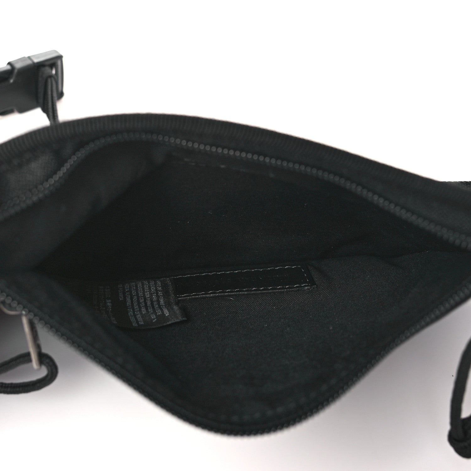 Balenciaga Sustainable Casual Nylon Weekend Belt Wallet Black 5 of 10