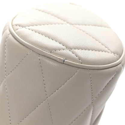 Saint Laurent Lambskin Monogram Mini Sade Tube Bag Vintage White 10 of 11
