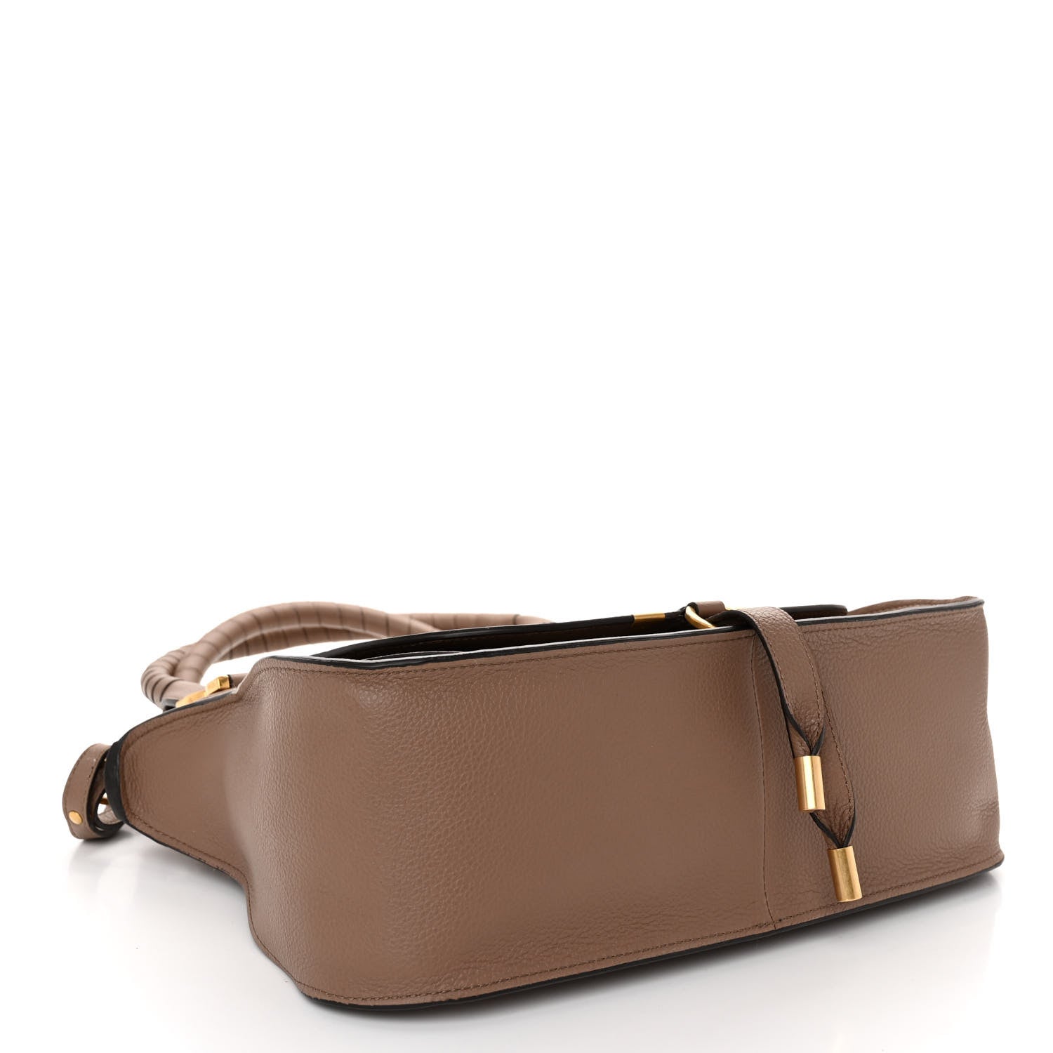 Chloe Calfskin Medium Marcie Satchel Desert Taupe 4 of 9