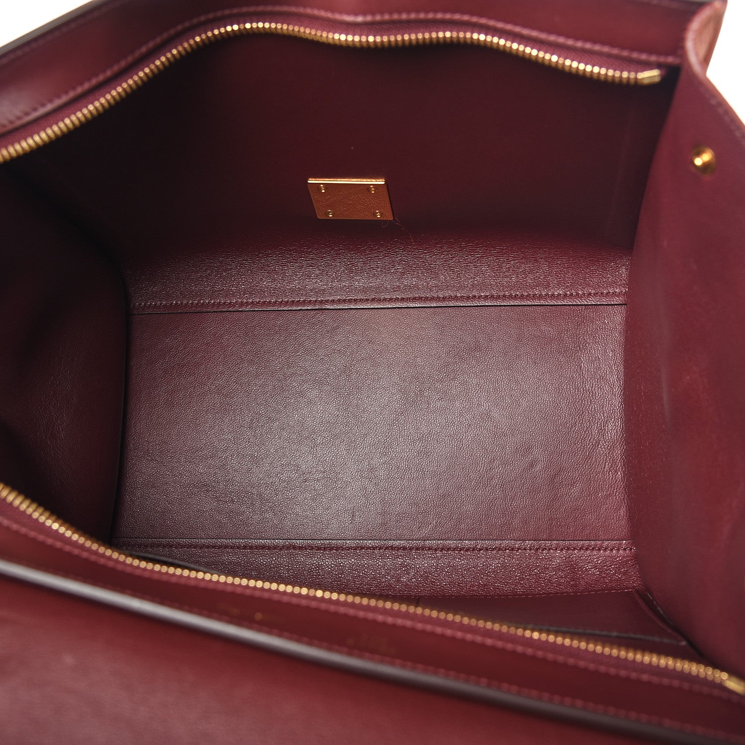 Celine Bullhide Calfskin Grained Nubuck Small Tri-Color Trapeze Medium Chamois 5 of 14