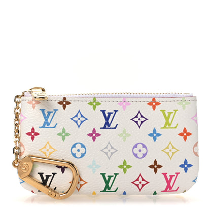 Louis Vuitton LV X TM Monogram Multicolor Key Pouch White 3 of 9