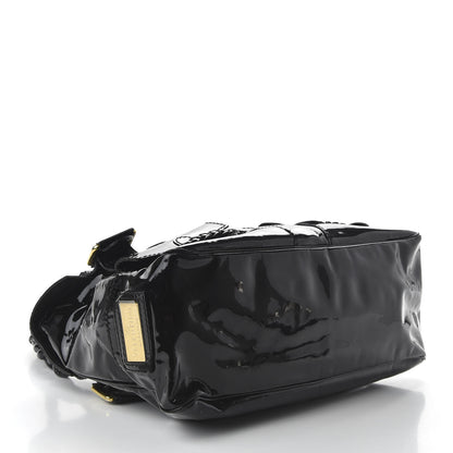 Valentino Garavani Patent Large Histoire Black 4 of 10