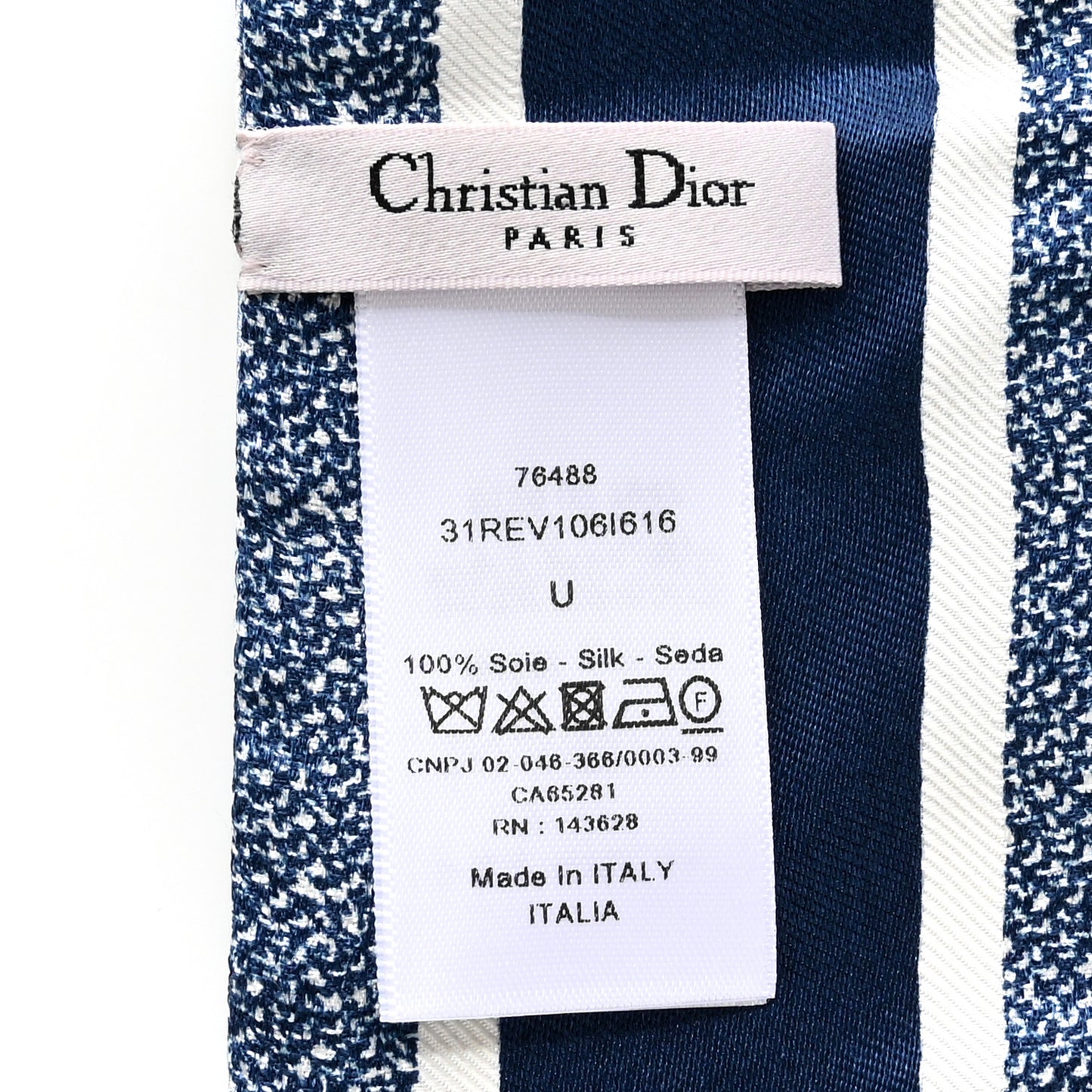 Silk Rêve d'infini Mitzah Scarf Blue