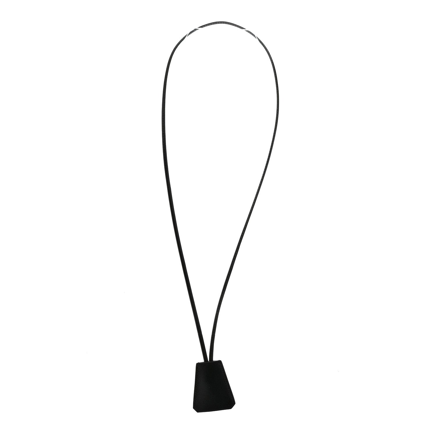 Hermes Swift Clochette Long Necklace Black 3 of 6