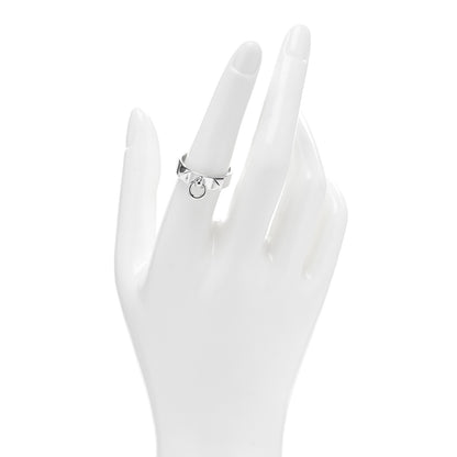 Hermes Sterling Silver PM Collier De Chien Ring 55 7.25 2 of 5