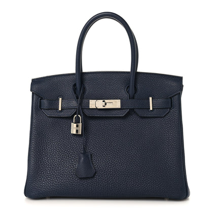 Hermes Togo Birkin 30 Bleu Nuit 1 of 13