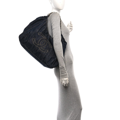 Chanel Denim XL Coco Cabas Tote Blue 2 of 11