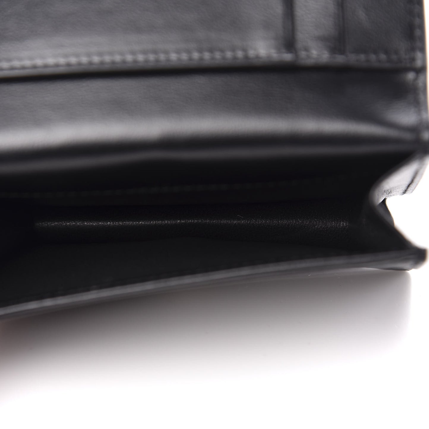 Smooth Calfskin Business Card Case Black