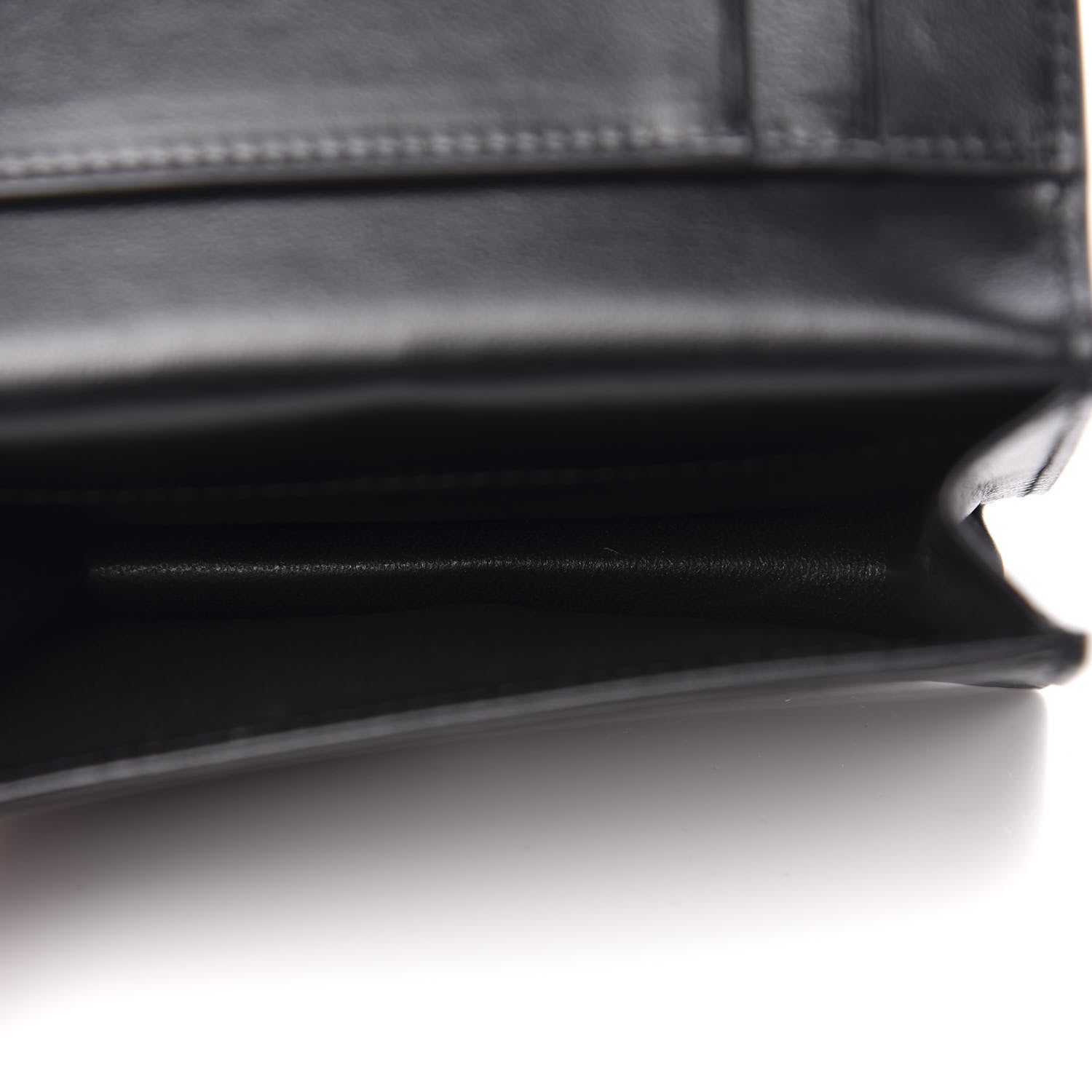 Saint Laurent Smooth Calfskin Business Card Case Black 7 of 9