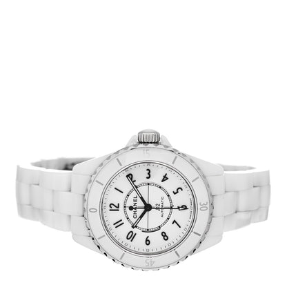 Chanel Stainless Steel Ceramic 33mm J12 Automatic Watch White 2 of 5