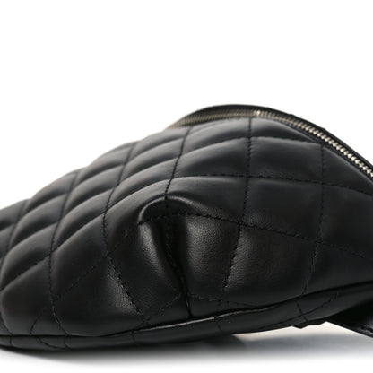 Chanel Calfskin Quilted Waist Belt Bag Black 9 of 9