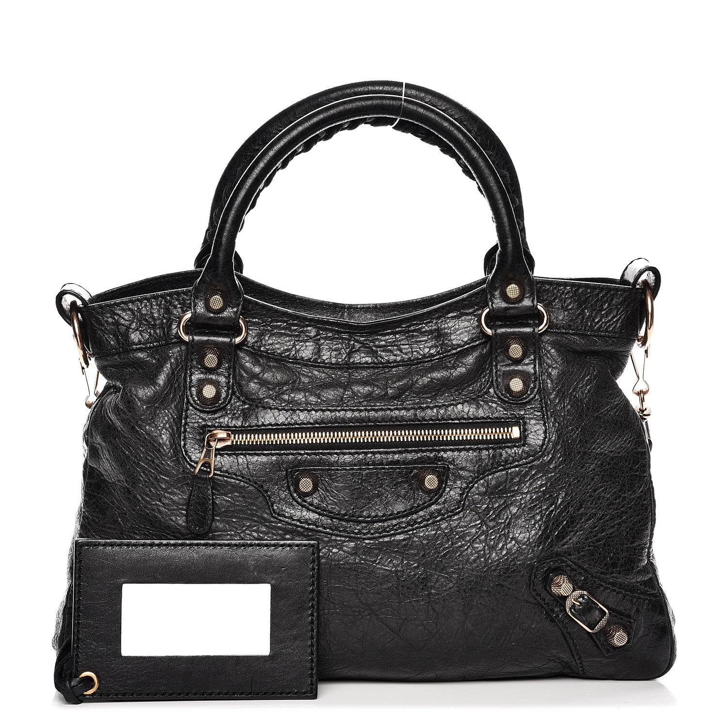Balenciaga Agneau Giant 12 Rose Gold Hardware Town Black 1 of 13