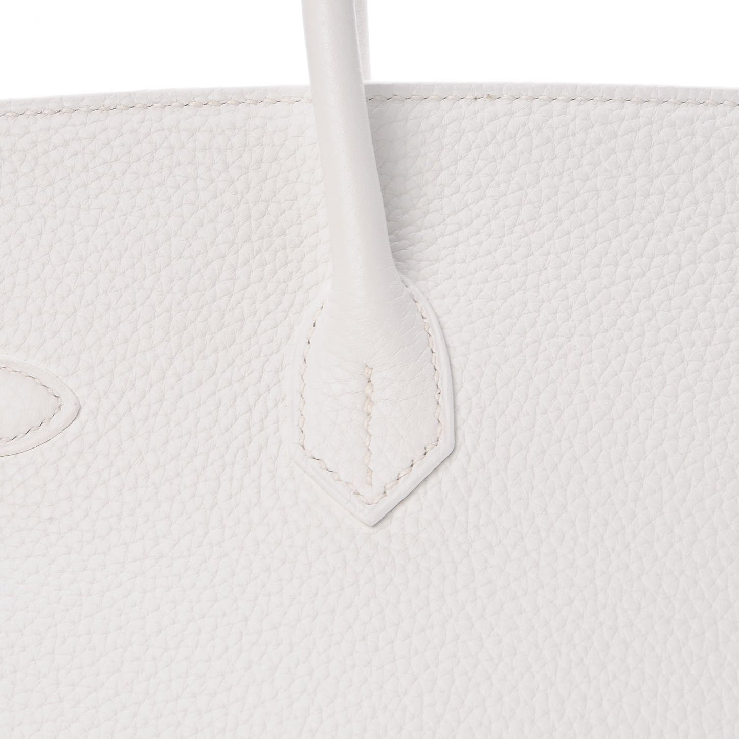 Taurillon Clemence Birkin 35 White