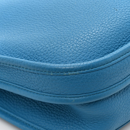 Hermes Taurillon Clemence Evelyne III PM Bleu Zanzibar 13 of 18