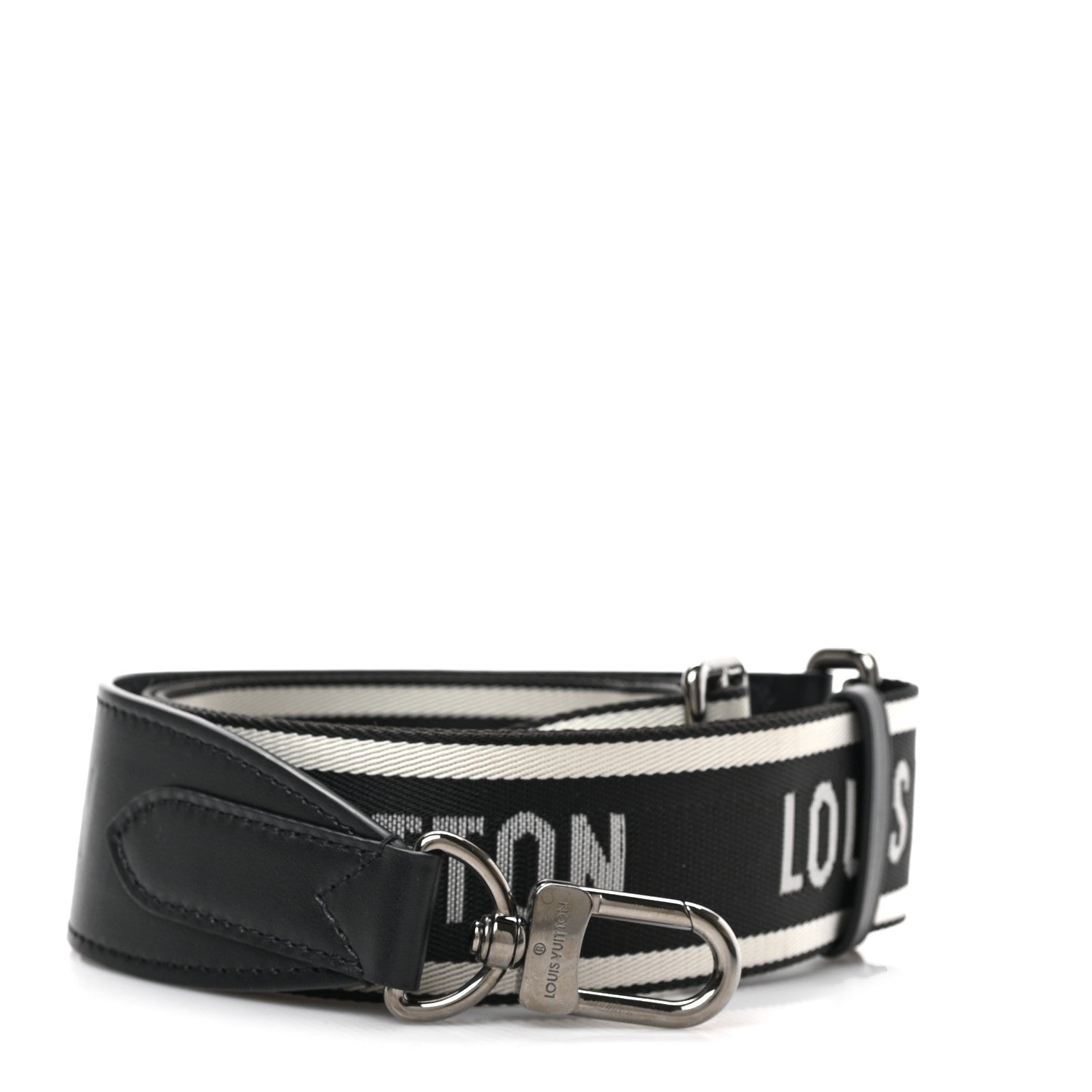 Louis Vuitton Nylon Jacquard Sporty Bandouliere Shoulder Strap Black 1 of 4