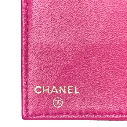 Chanel Caviar Timeless CC French Wallet Dark Pink 6 of 13