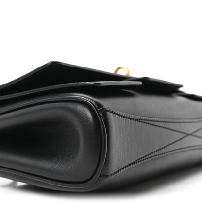 Balenciaga Smooth Calfskin Small Bel Air Clutch On Strap Black 9 of 10