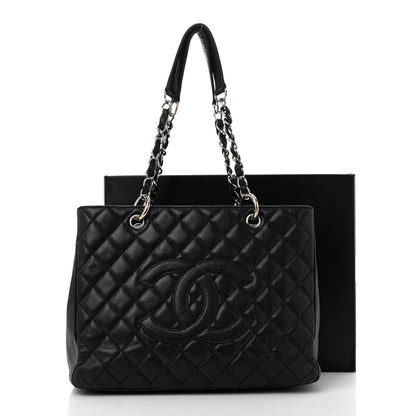Chanel Caviar Quilted Grand Shopping Tote GST Black 14 of 14