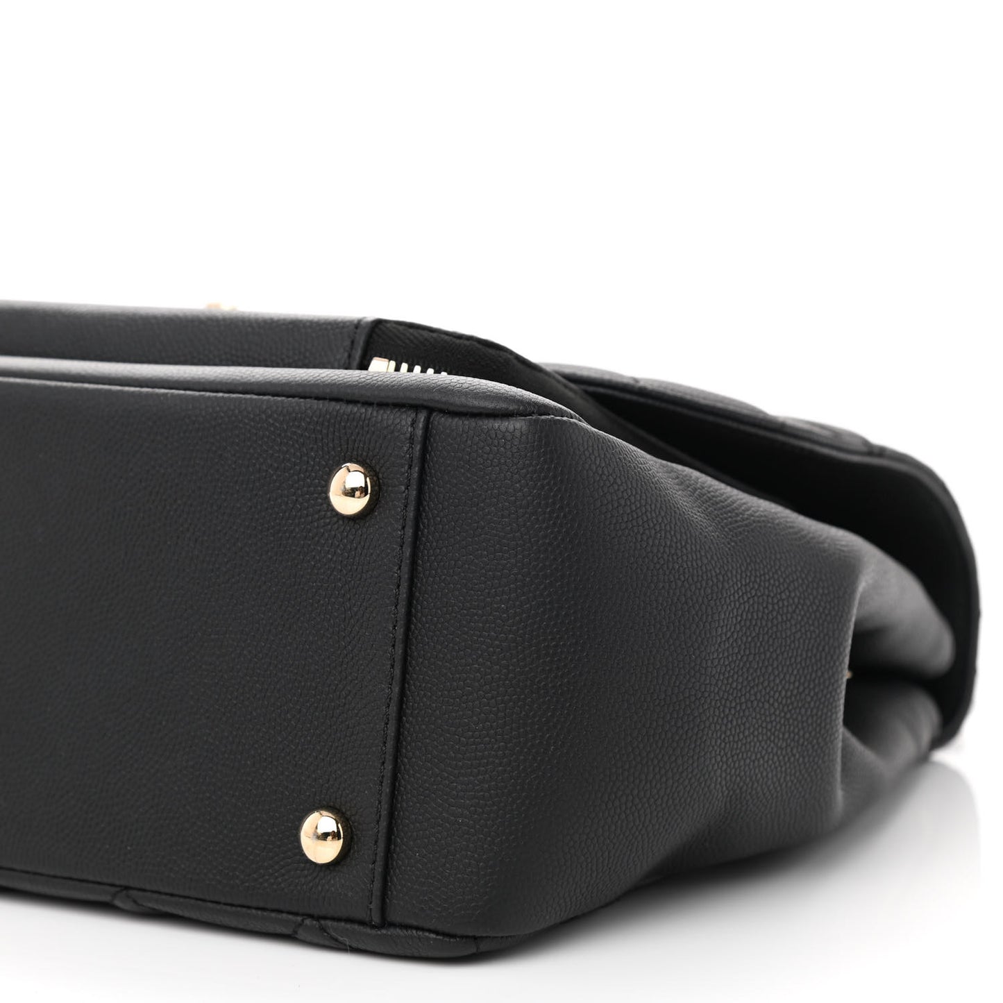 Caviar Quilted Large Business Affinity Flap Black