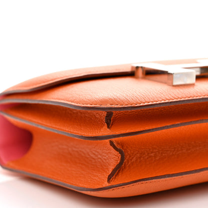 Hermes Chevre Mysore Verso Constance 18 Orange Rose Lipstick 9 of 11