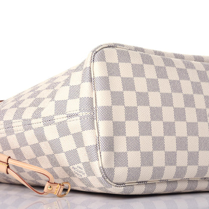 Louis Vuitton Damier Azur Neo Neverfull MM Rose Ballerine 7 of 9
