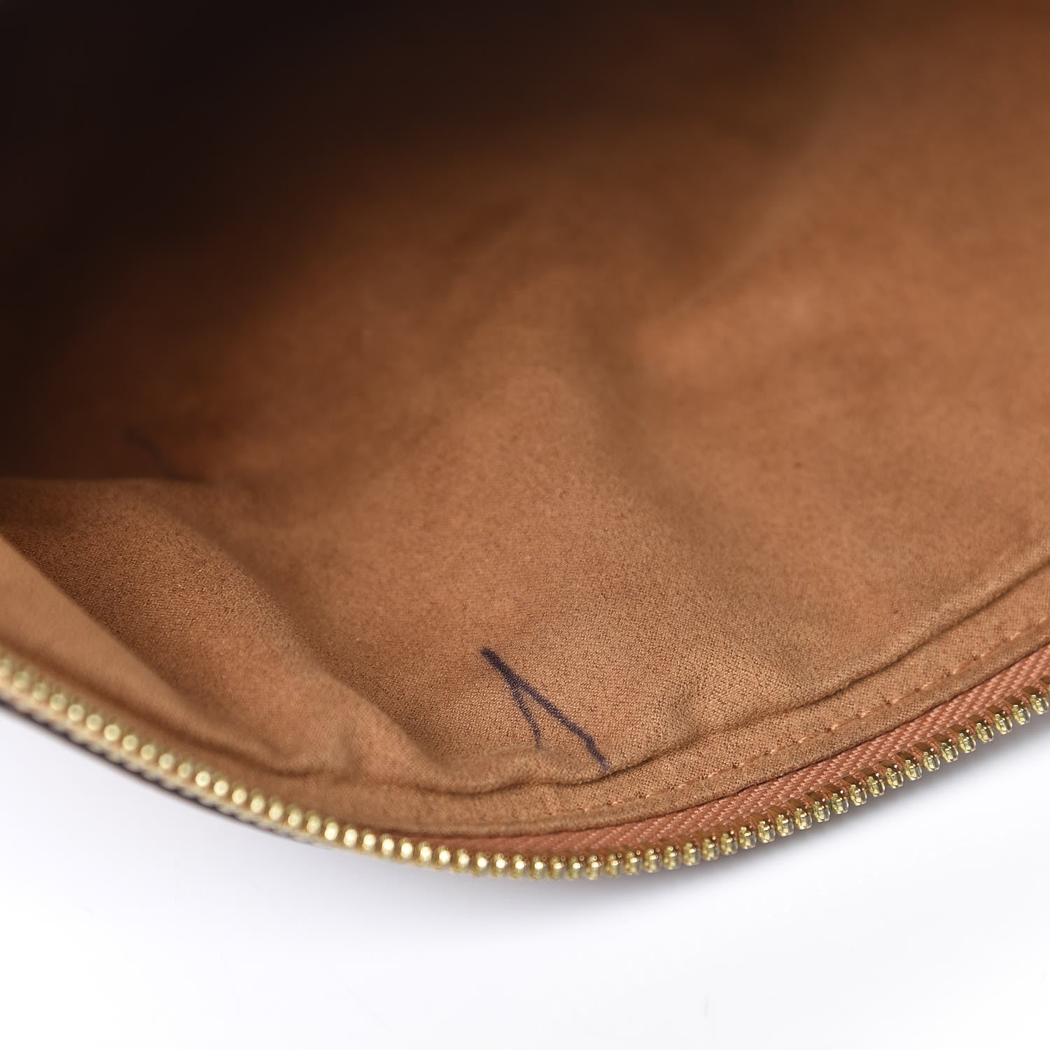 MCM Visetos Liz Shopper Tote Pouch Cognac 14 of 14