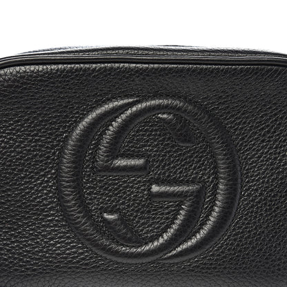 Gucci Pebbled Calfskin Mini Soho Disco Bag Black 9 of 9