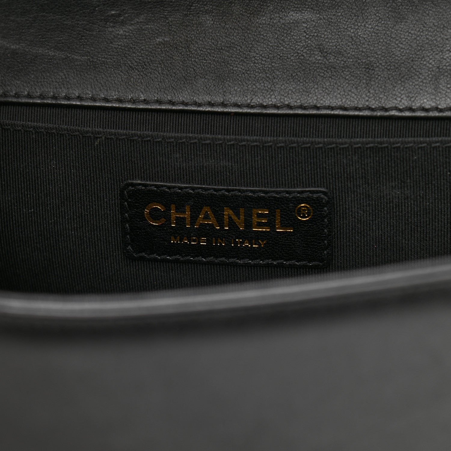 Chanel Lambskin Quilted Medium Boy Flap Black 6 of 15