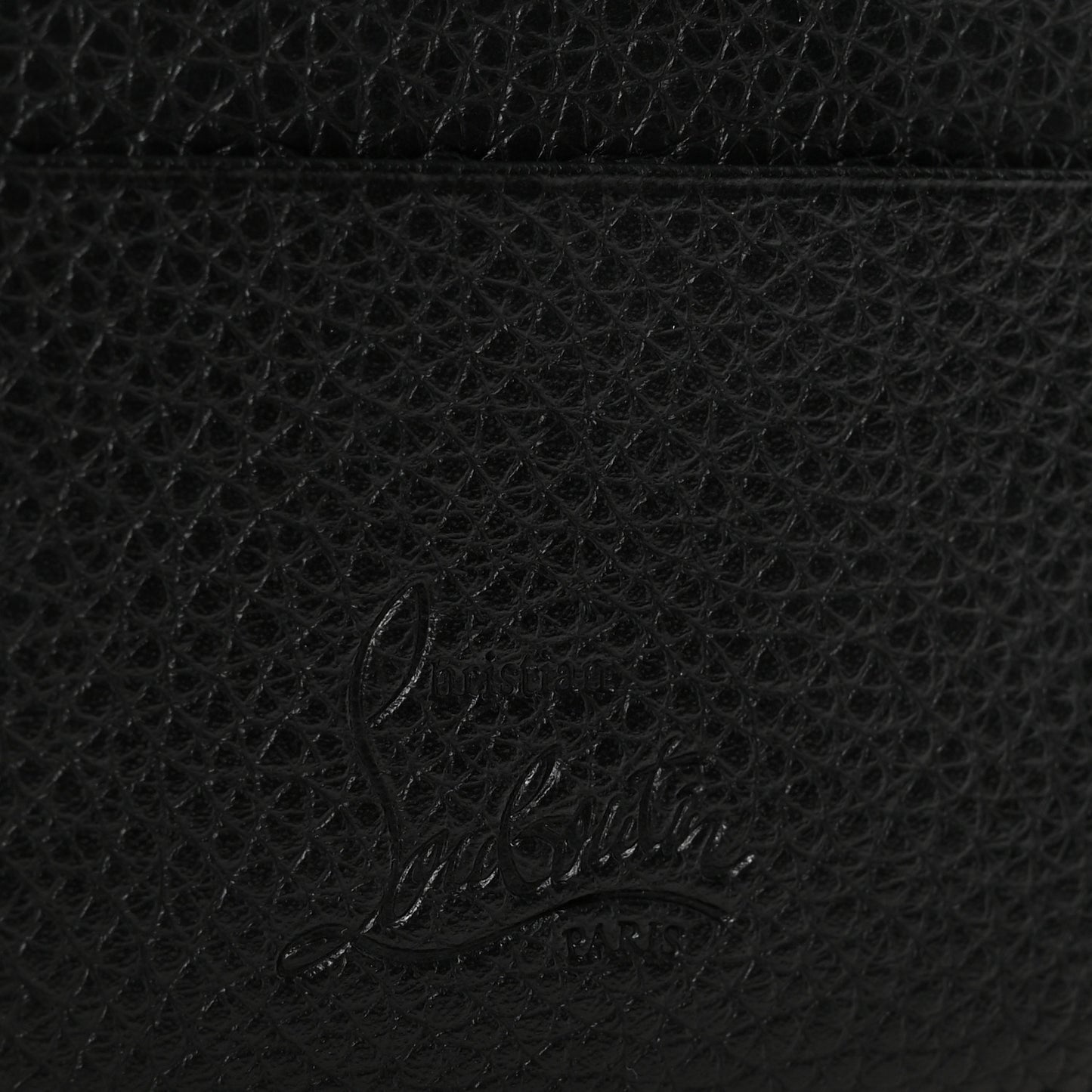 Calfskin Paris Spikes Kios Card Holder Black