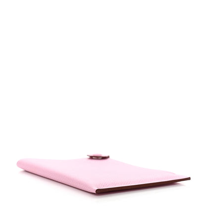 Hermes Epsom Tarmac PM Passport Holder Mauve Sylvestre 4 of 8