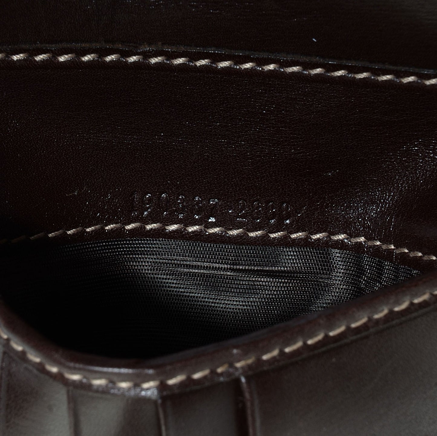 GG Plus Monogram Joy French Flap Wallet Beige Ebony Dark Brown