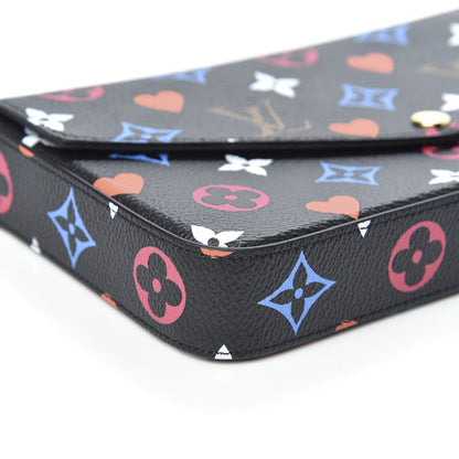Louis Vuitton Game On Felicie Chain Wallet Black 7 of 8