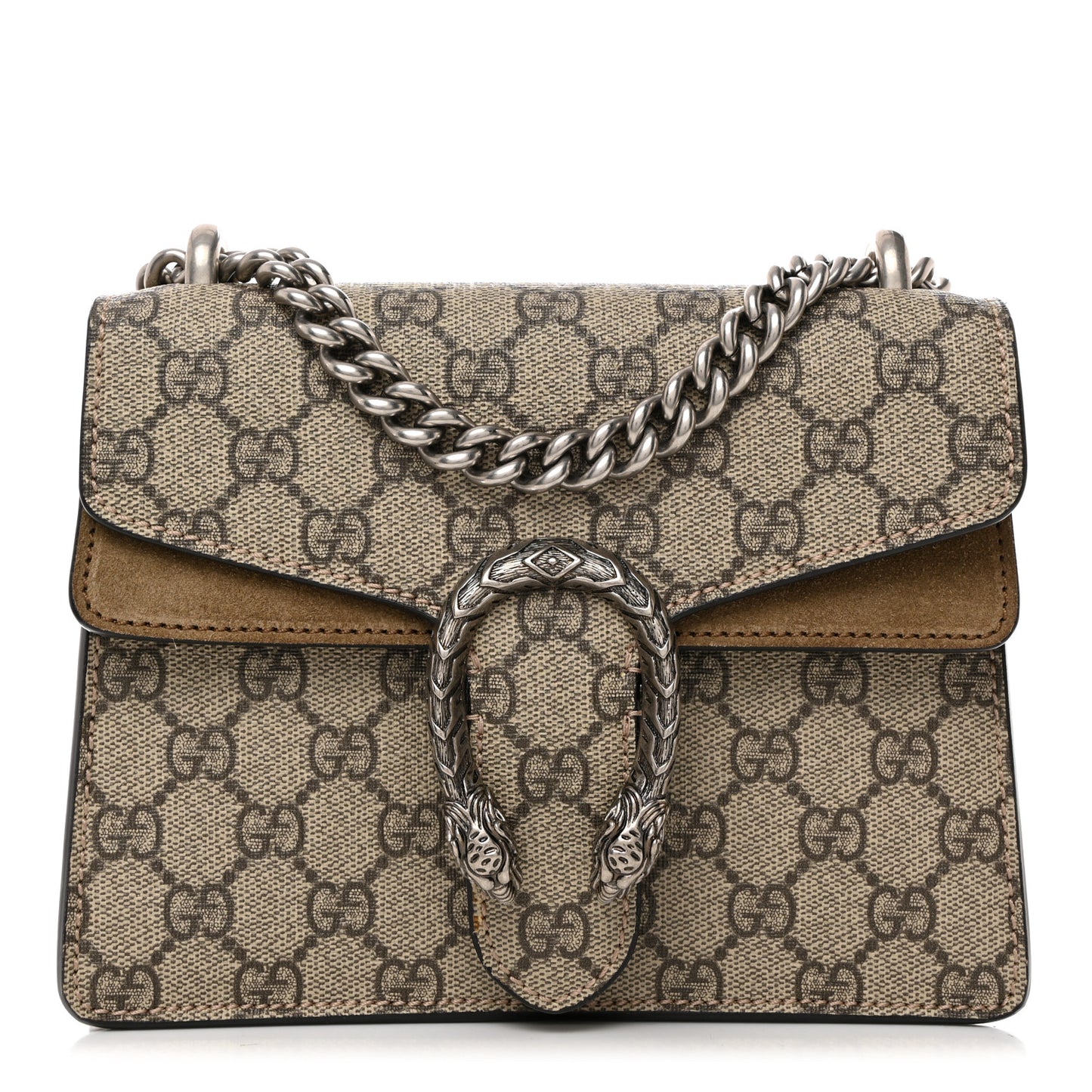 GG Supreme Monogram Mini Dionysus Shoulder Bag Taupe