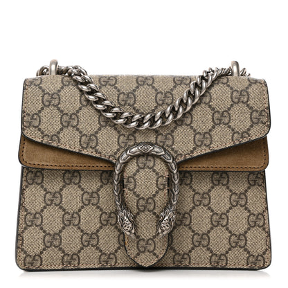 Gucci GG Supreme Monogram Mini Dionysus Shoulder Bag Taupe 1 of 10