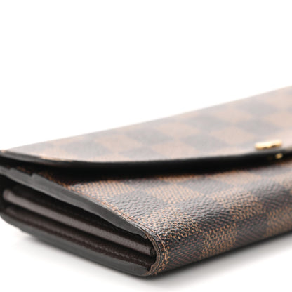Louis Vuitton Damier Ebene Sarah Wallet NM 11 of 12