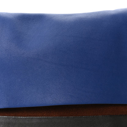 Celine Calfskin Suede All Soft Shoulder Bag Indigo 7 of 9