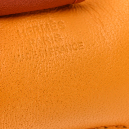Hermes Milo Lambskin Grigri Rodeo Horse Bag Charm PM Jaune D'Or Bleu Agate Cornaline 3 of 3