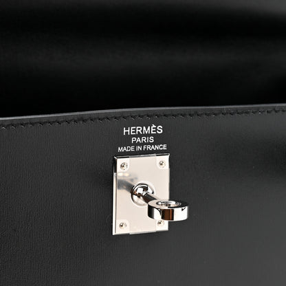 Hermes Box Kelly Sellier 25 Black 6 of 11