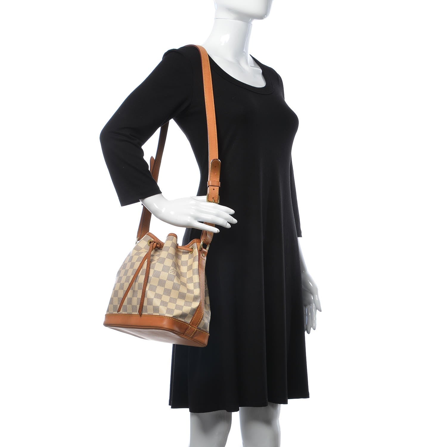 Louis Vuitton Damier Azur Noe BB 2 of 13