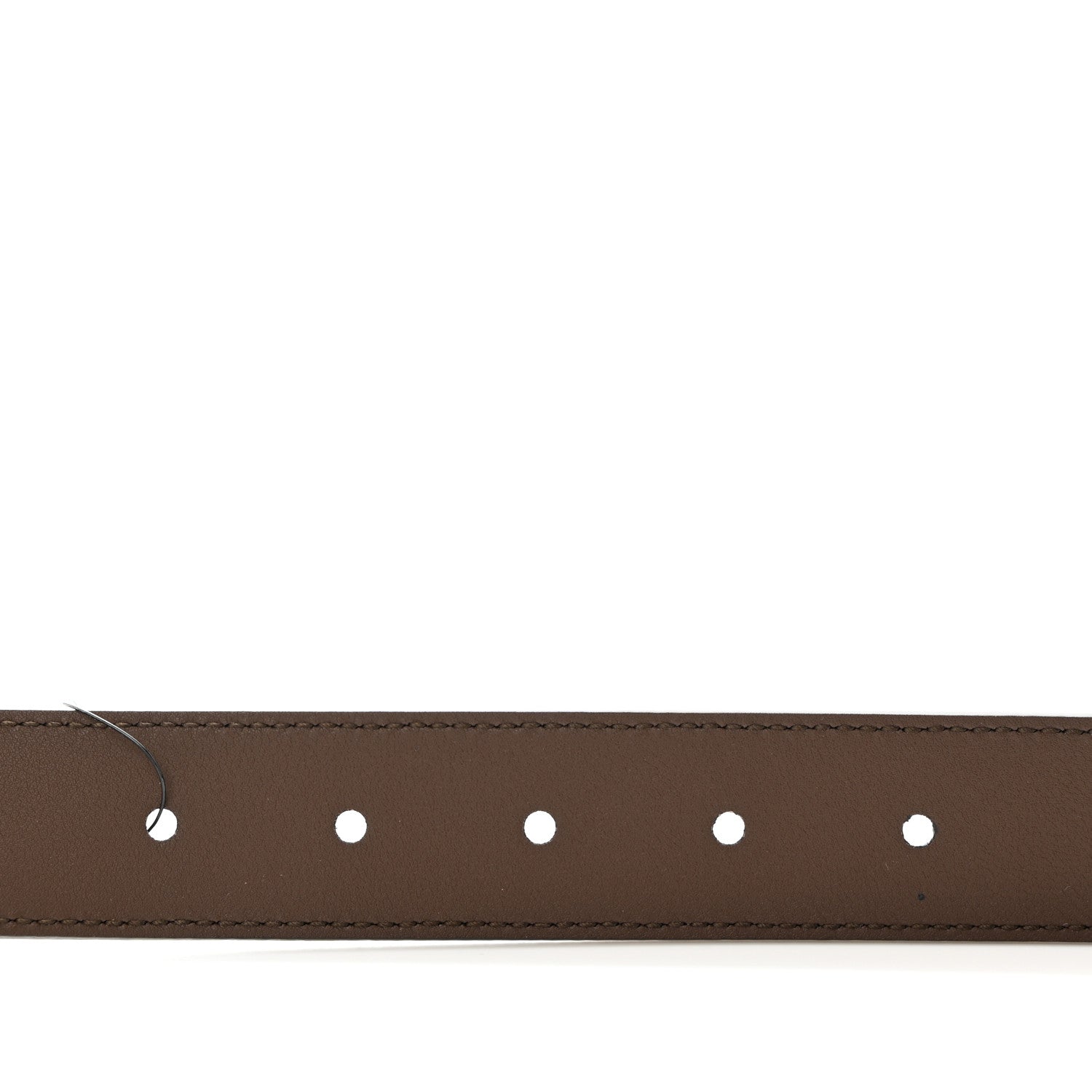 Gucci GG Supreme Monogram Dollar Calfskin Bamboo 30mm Belt 90 36 Beige Ebony Fuxia Fluo 4 of 6