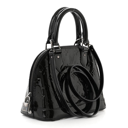Louis Vuitton Vernis Alma BB Noir Magnetique 3 of 10