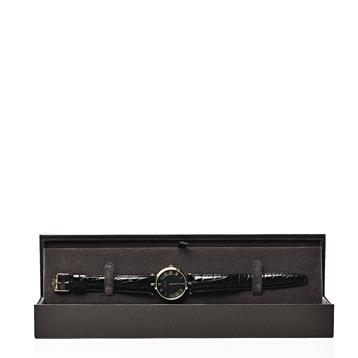 Gucci Stainless Steel Calfskin 30mm 2000M Quartz Watch Black 11 of 11