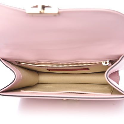 Valentino Garavani Vitello Small Glam Lock Rockstud Flap Water Rose 6 of 9