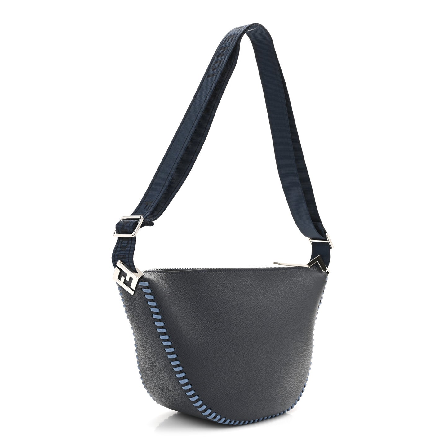 Vitello Cher Threading Small Melon Bag Dark Nuit