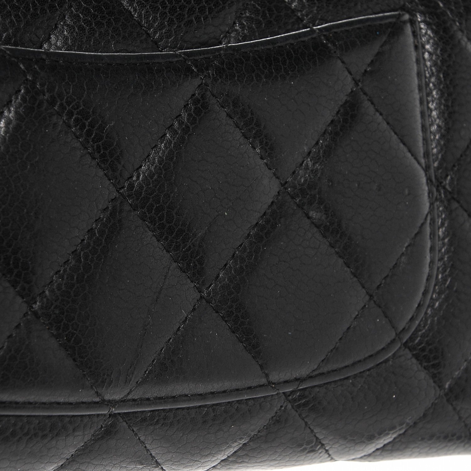Chanel Caviar Quilted Large Flap Wallet Black 10 of 11
